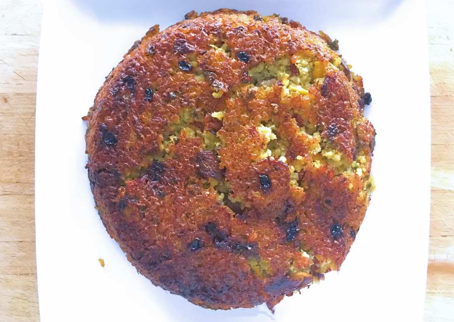 Persian rice, tahchin
