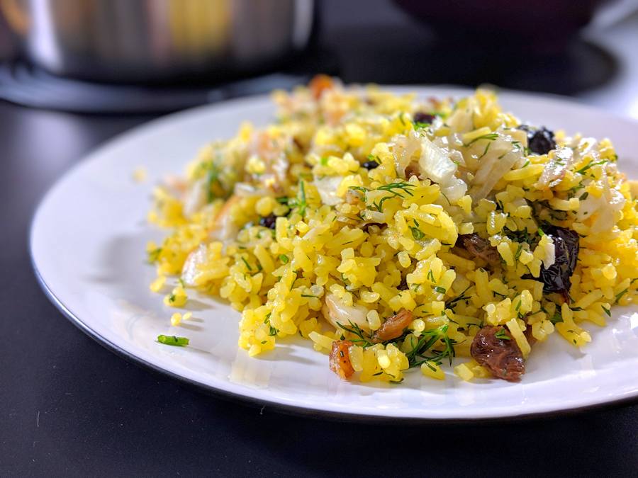 smoked fish pilaf