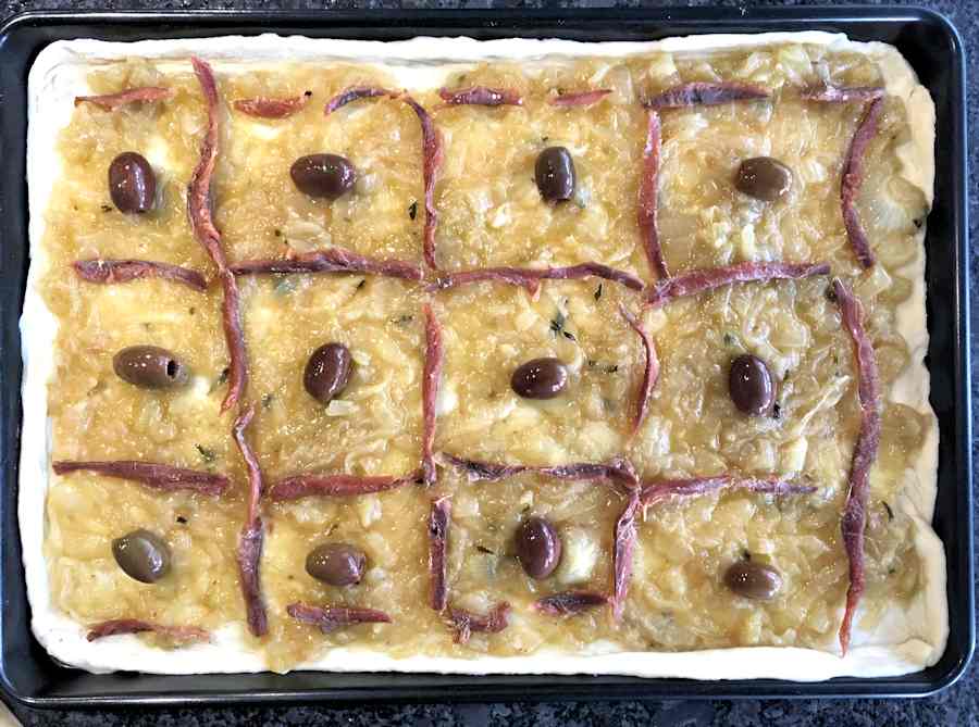 Anchovies and olives