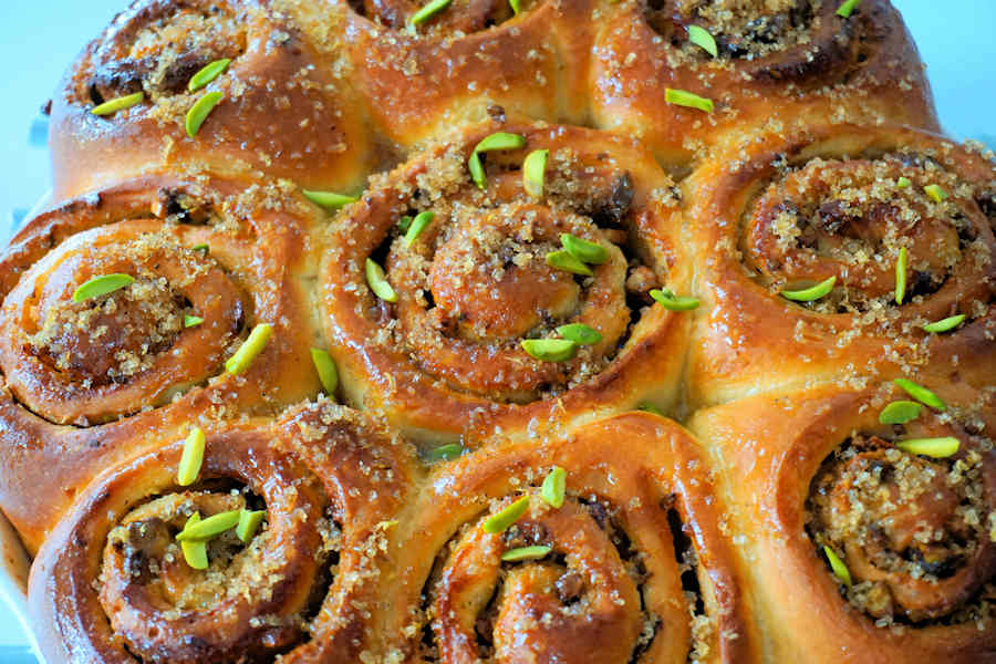 pistachio morning buns cuisinefiend.com