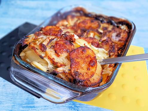 potato and fennel gratin