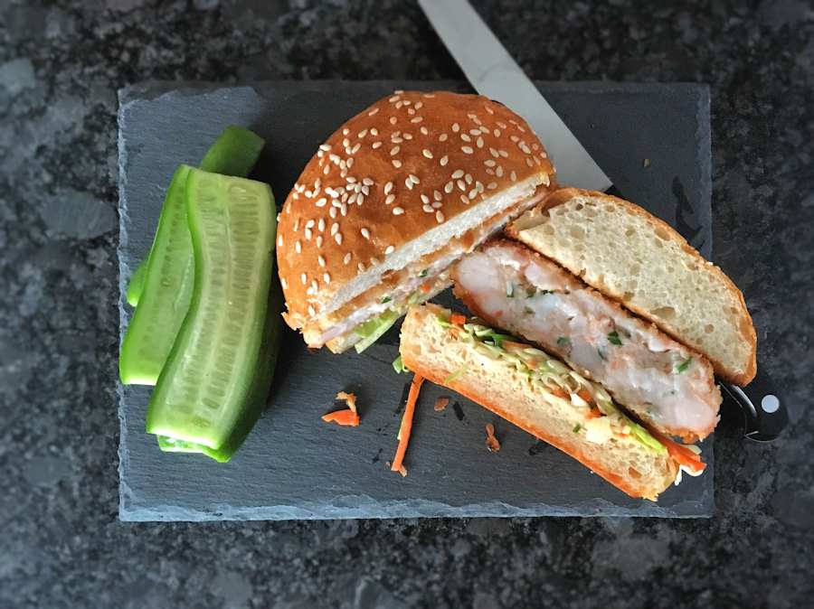 Prawn Burgers, Recipe