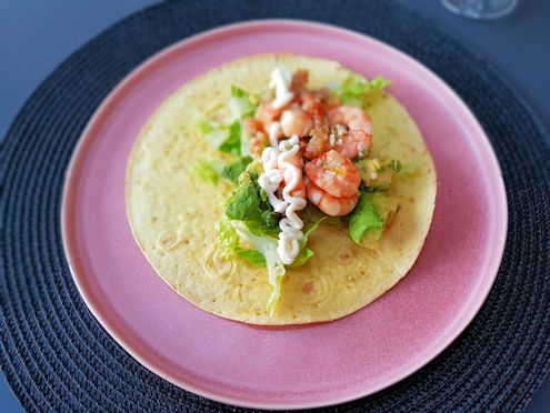 prawn tacos