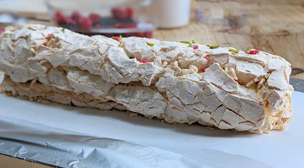 Raspberry Meringue Roulade | Recipe | Cuisine Fiend