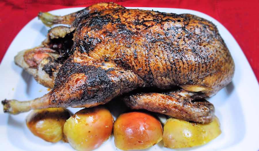 roast duck with a spice rub cuisinefiend.com