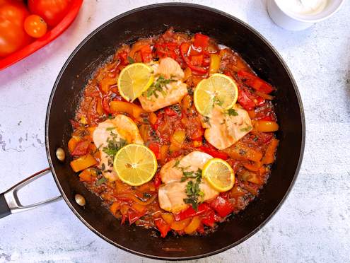 salmon shakshuka