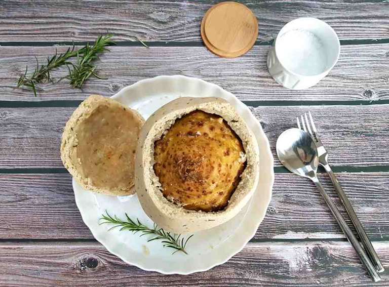 Salt Crust Baked Celeriac Recipe Cuisine Fiend