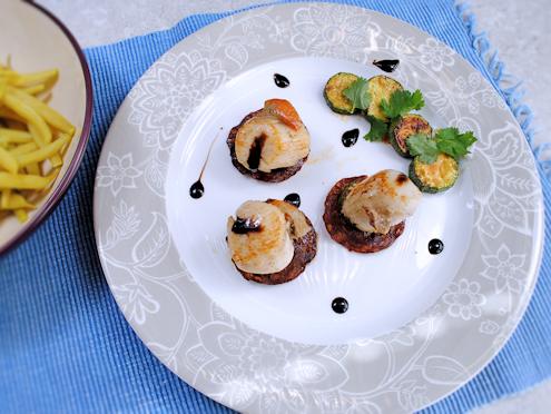 scallops with chorizo