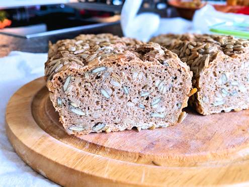 seeded rye sourdough