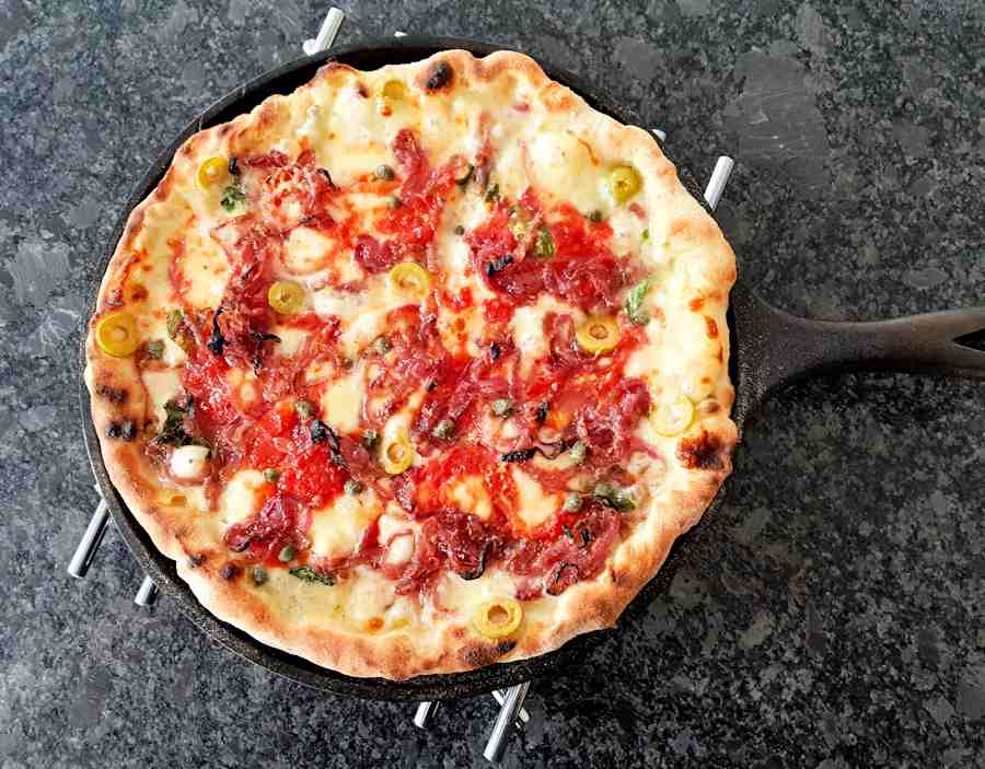 Grilled Sicilian Pizza Recipe 