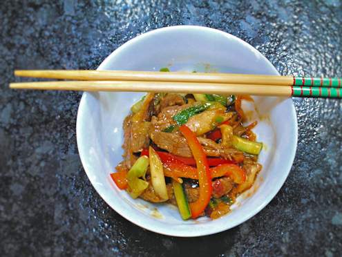sizzling beef