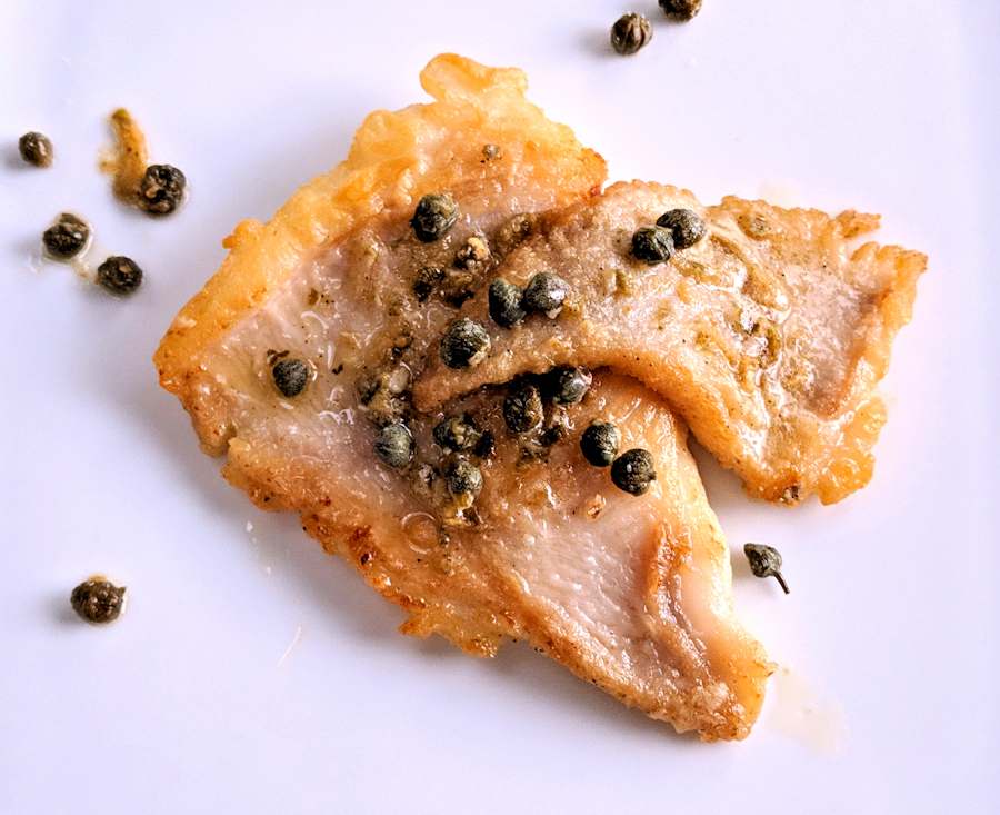 skate wing fillets with capers cuisinefiend.com