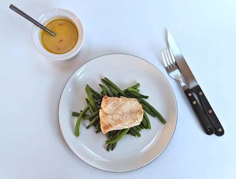 slow roasted haddock fillet cuisinefiend.com