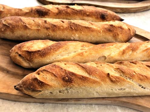 sourdough baguettes