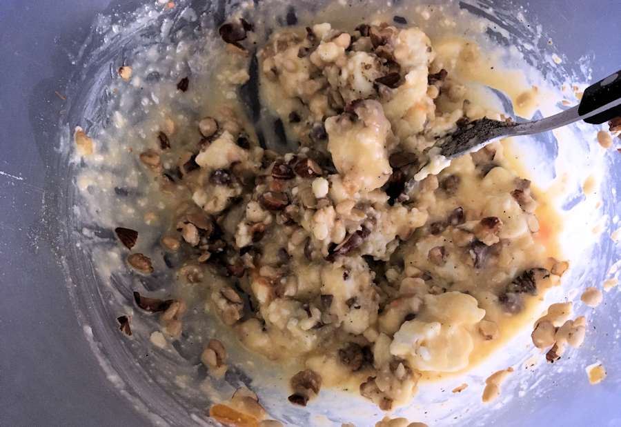 feta and walnuts