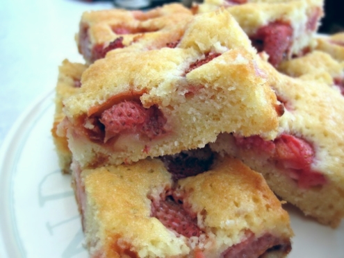 strawberry butter cake