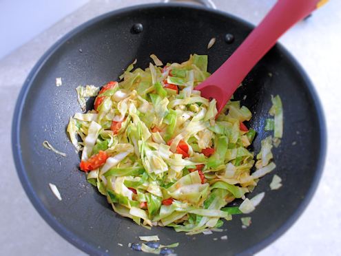 stir fried cabbage