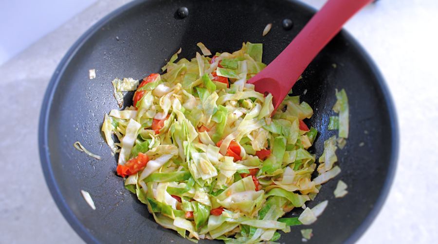 Stir fried cabbage