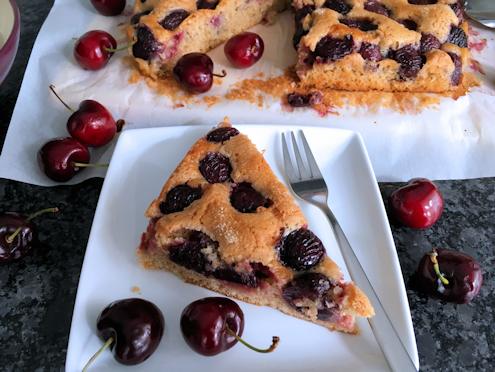 summer cherry cake