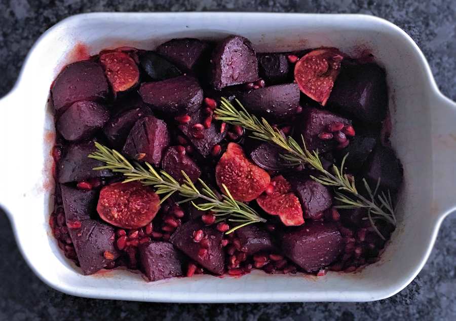 Twice roasted beetroot