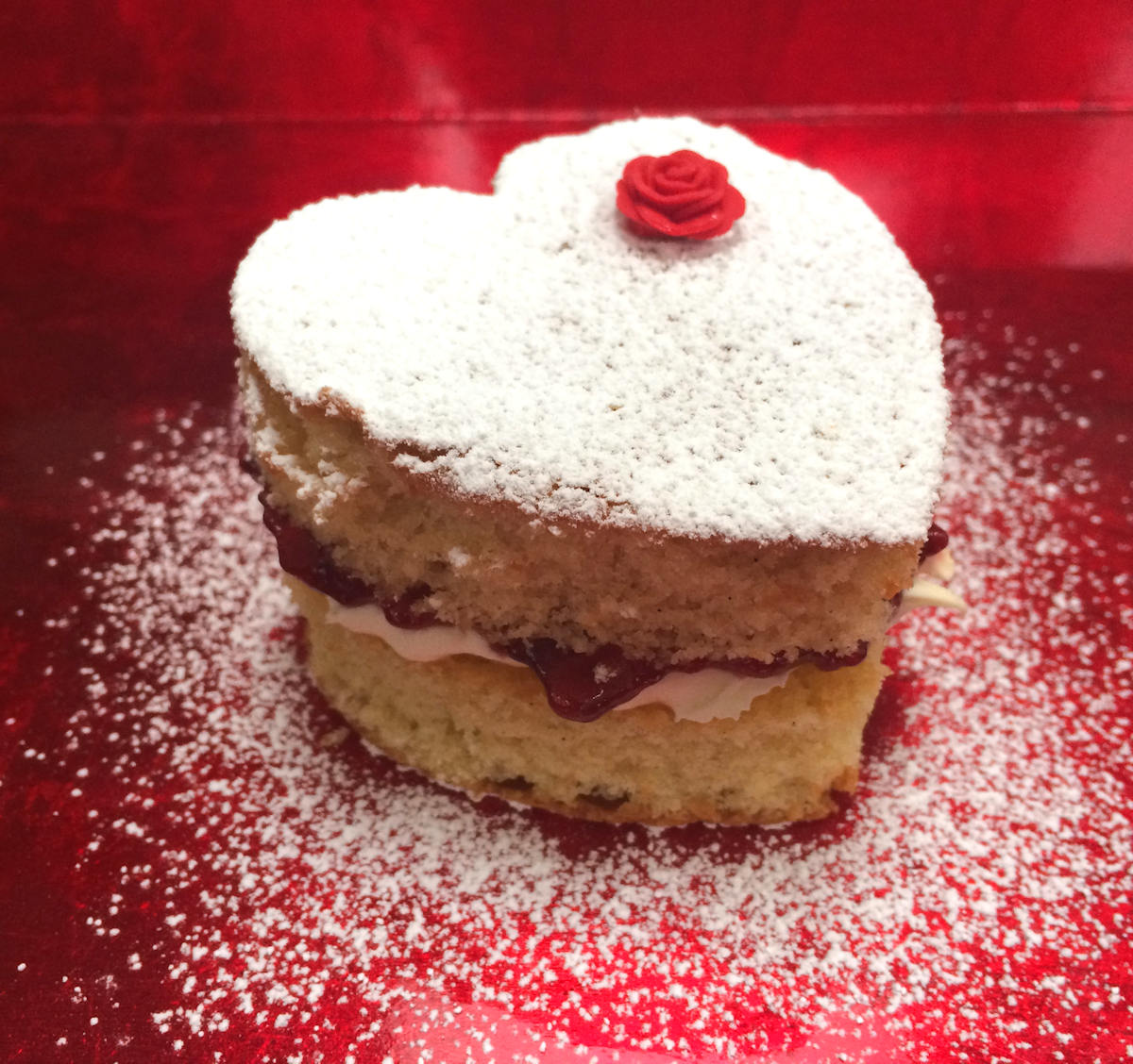 Valentine Mini Heart Cake | Recipe | Cuisine Fiend
