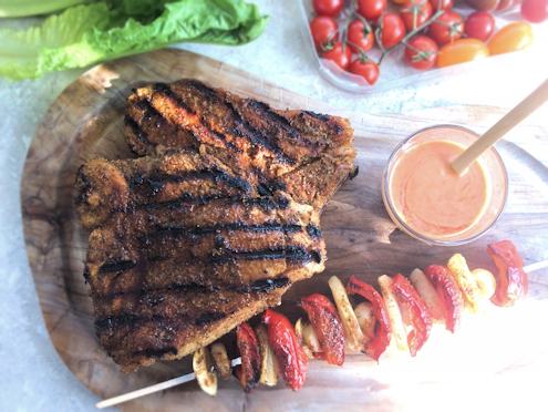 veal T-bone steaks