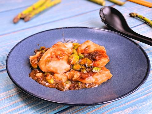 velvet fish stir fry