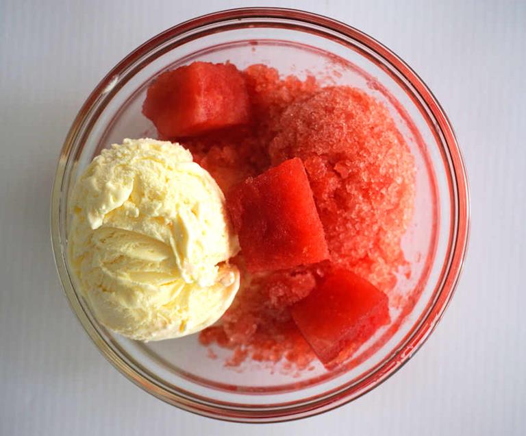 watermelon granita dessert cuisinefiend.com