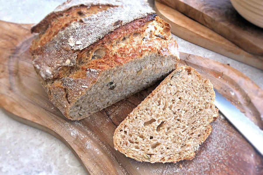 Wholemeal Sourdough Loaf, Recipe