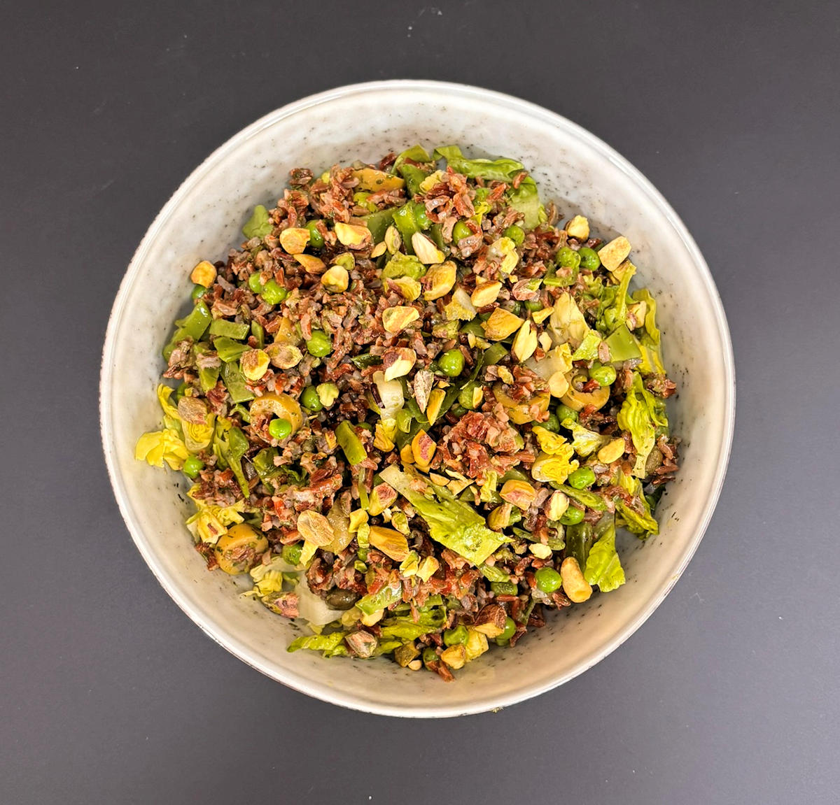 camargue red rice salad cuisinefiend.com