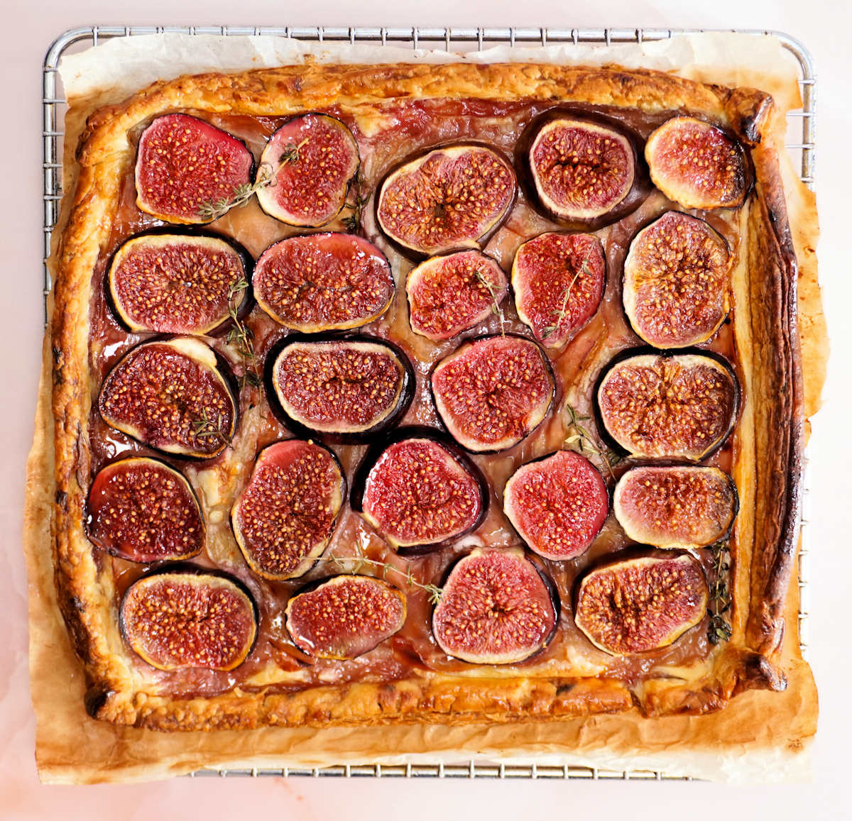fig and prosciutto tart cuisinefiend.com