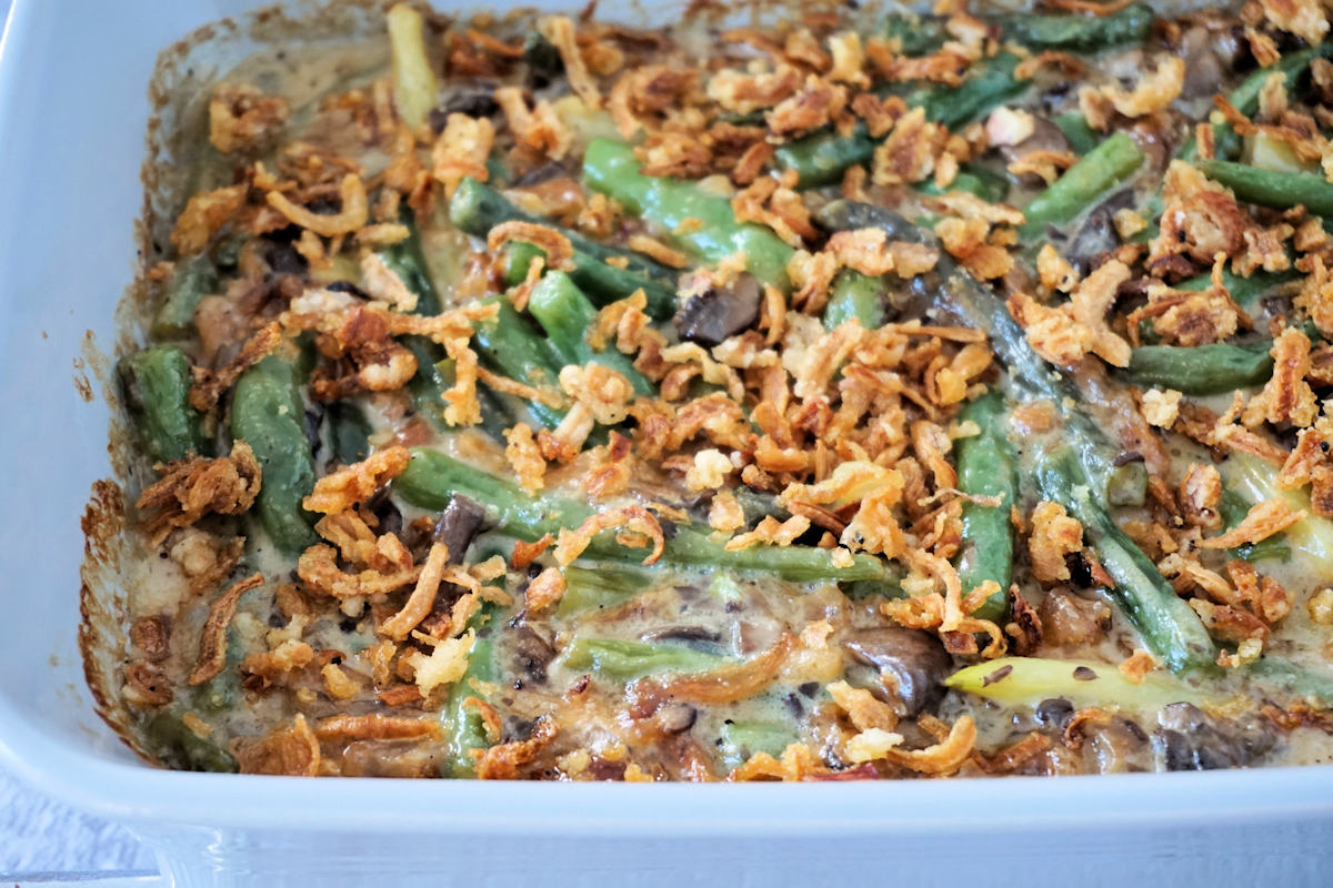 green bean casserole cuisinefiend.com