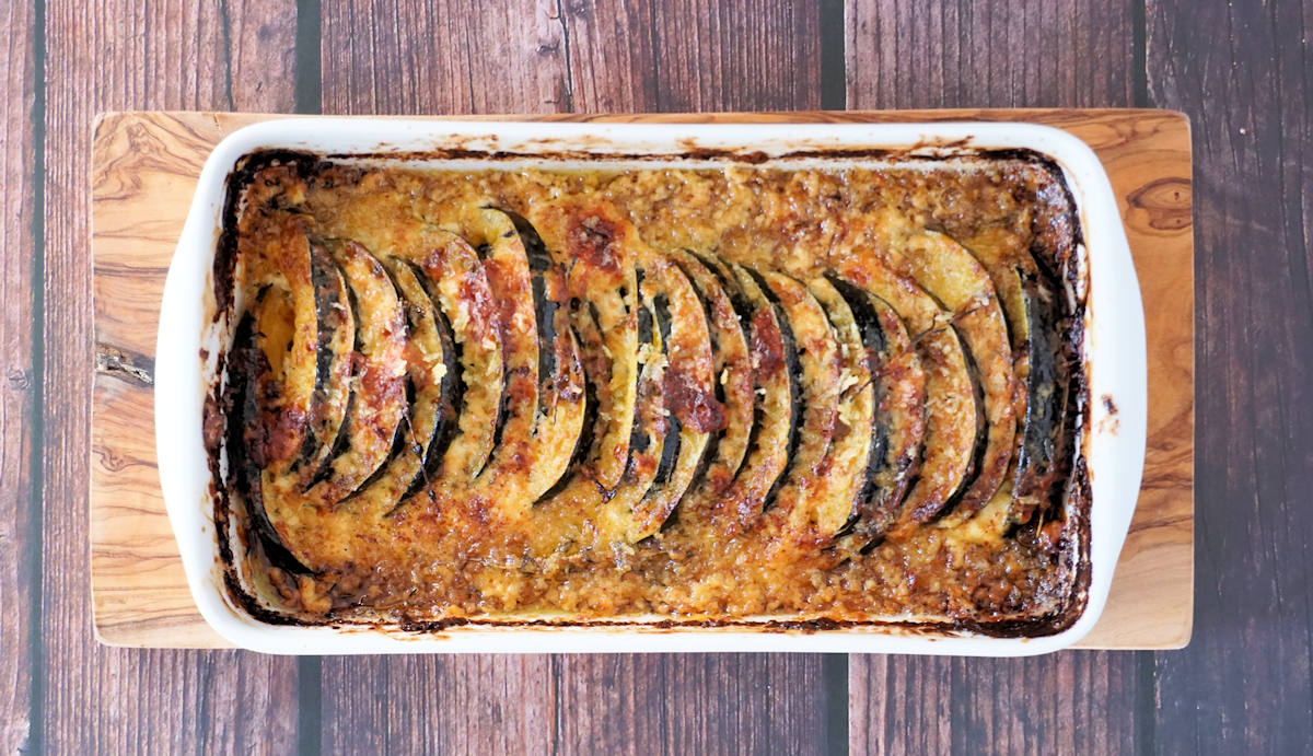 kabocha squash gratin cuisinefiend.com