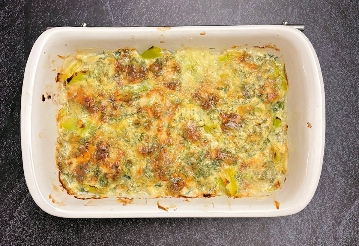 leek gratin cuisinefiend.com