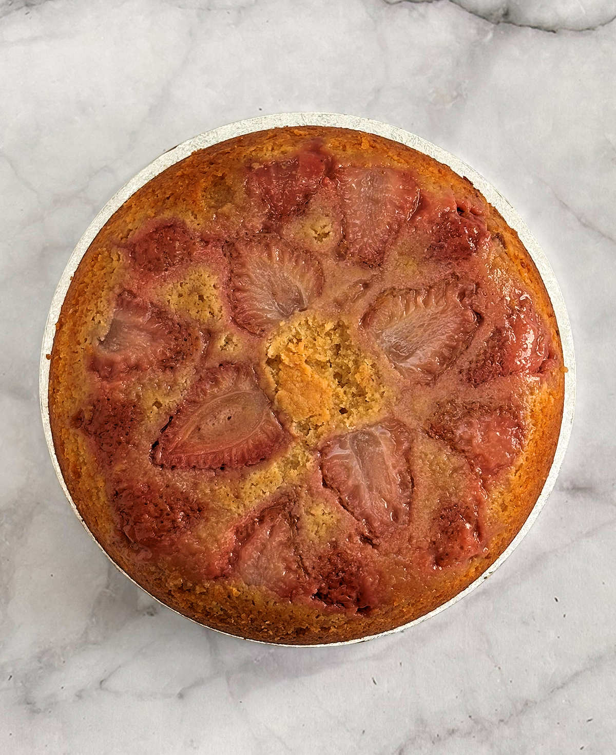 lemon ricotta upside down cake cuisinefiend.com