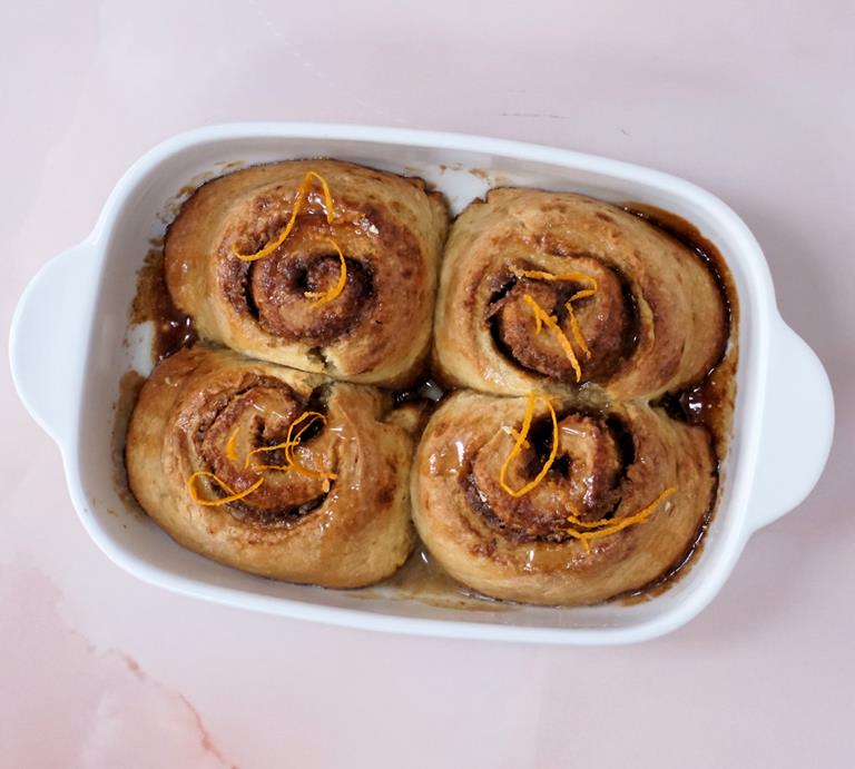 orange scone rolls cuisinefiend.com