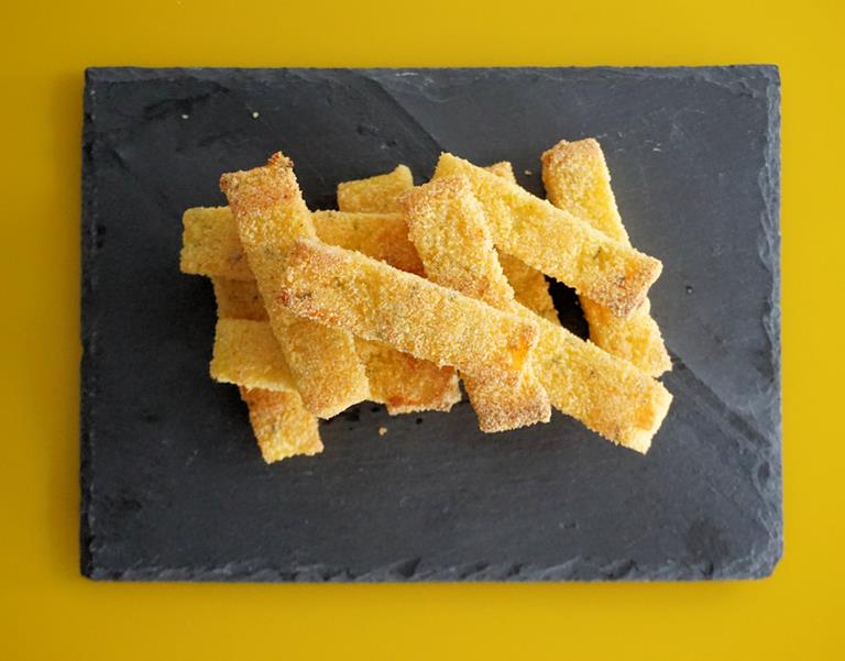 polenta chips cuisinefiend.com