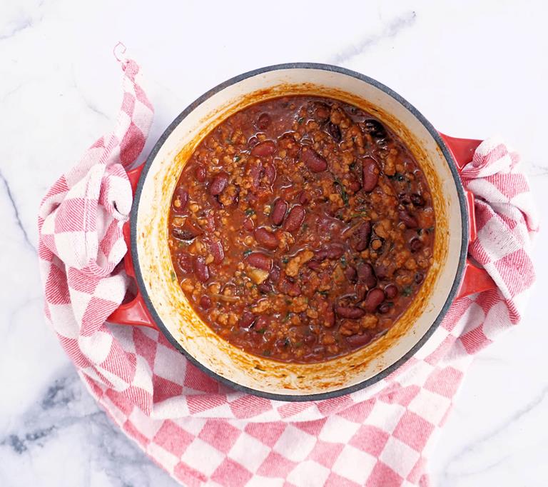 pork and red bean chilli cuisinefiend.com