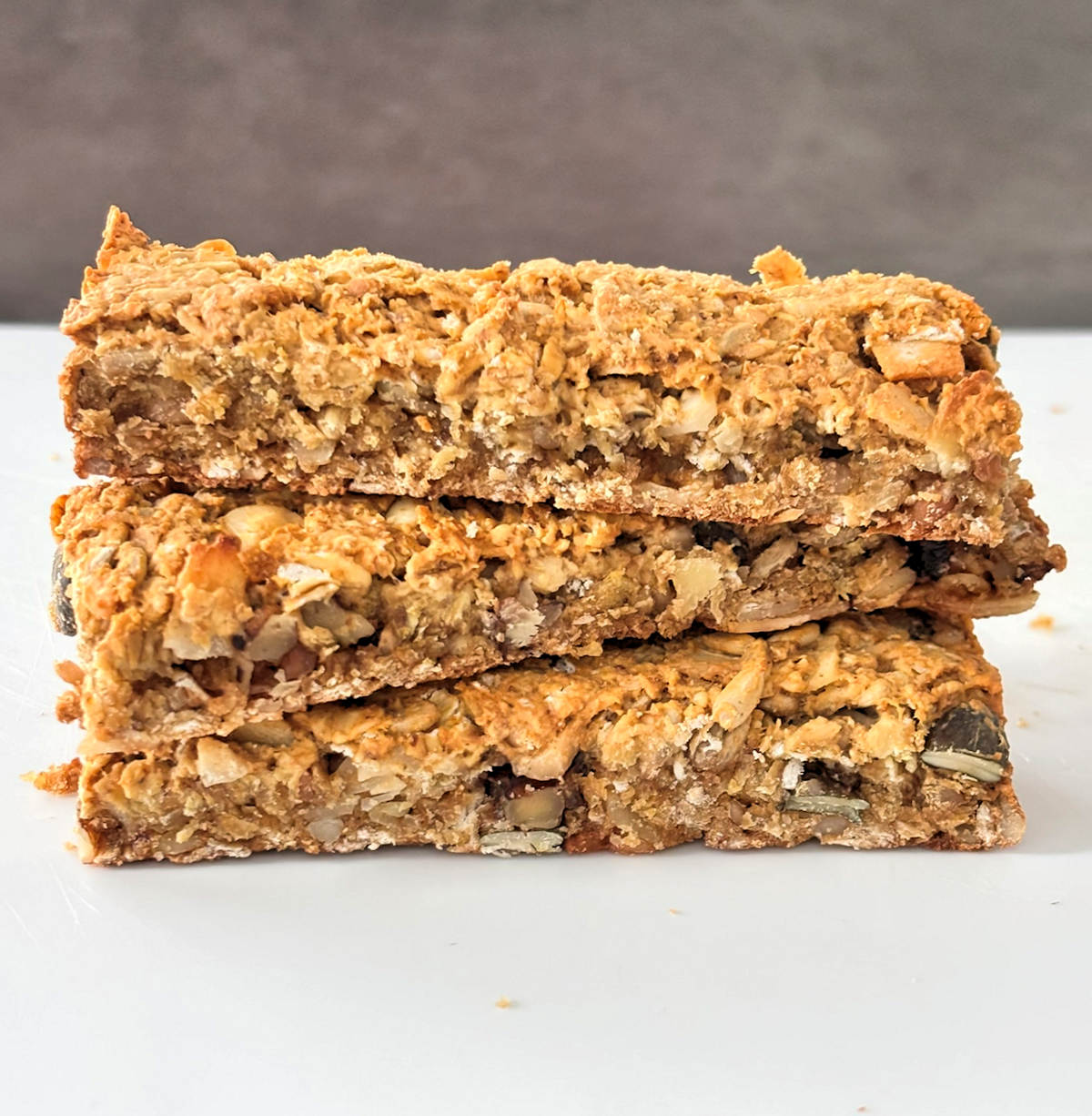 savoury oat and seed bars cuisinefiend.com