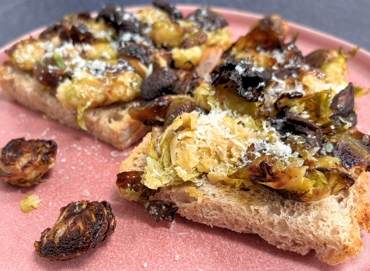 sprouts on toast cuisinefiend.com