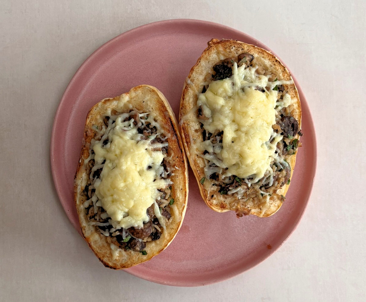 stuffed acorn squash cuisinefiend.com