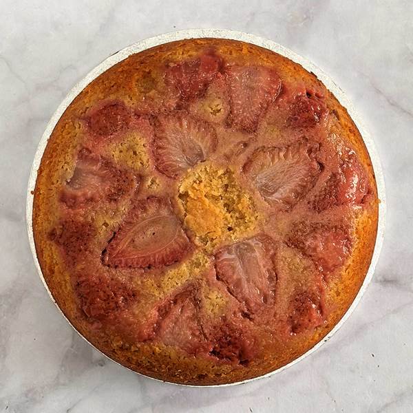Lemon ricotta upside down cake