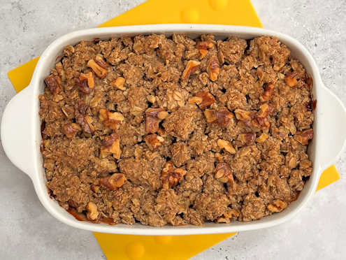 Apple crumble