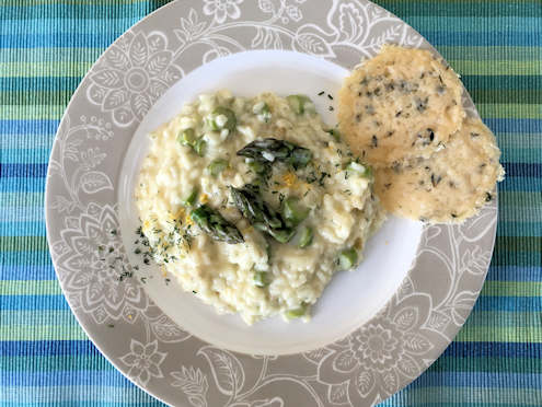 asparagus risotto