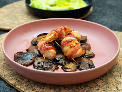 bacon wrapped chicken bites
