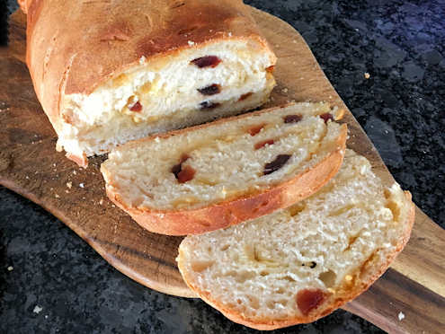 Cherry chocolate bread