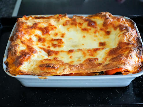 chunky vegetable lasagne