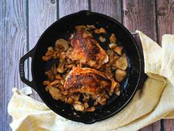 guinea-fowl-breast-with-wild-mushrooms