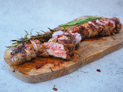 lamb neck with nduja