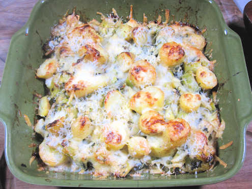 leek and potato bake